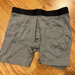 Fabletics Green and Gray Boxer Briefs Moisture-Wicking Comfort